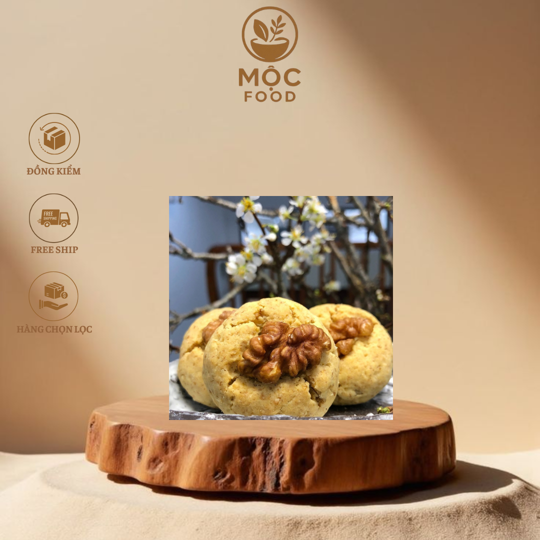 Bánh Quy Óc Chó Nguyên Cám